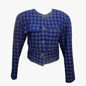 Berek Blue and Gray Women's Blazer Set